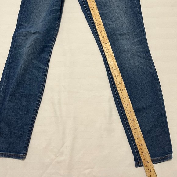 J Crew Toothpick Distressed Jeans Size 28 - Picture 4 of 7